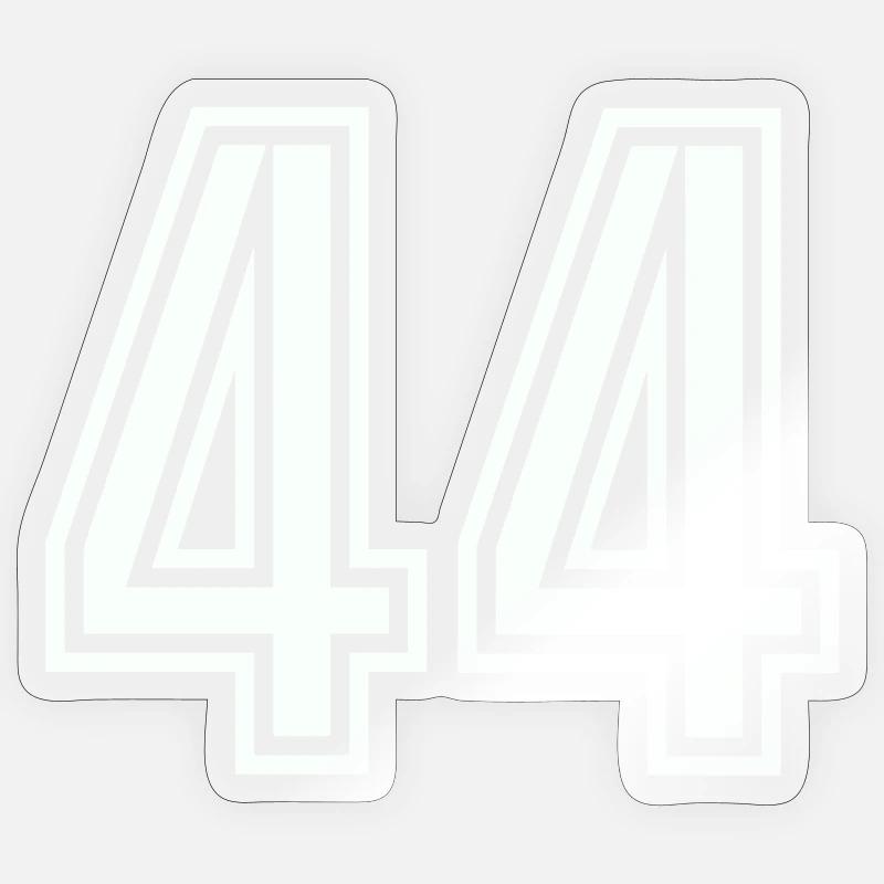 44 Sticker taille S (10 x 10 cm)