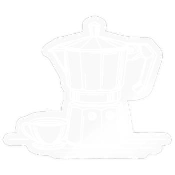 Bialetti - Sticker size S (10 x 10 cm) - transparent glossy - Front