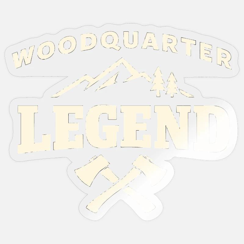 Waldviertel Legend Birthday Gift - Sticker size S (10 x 10 cm) - transparent glossy