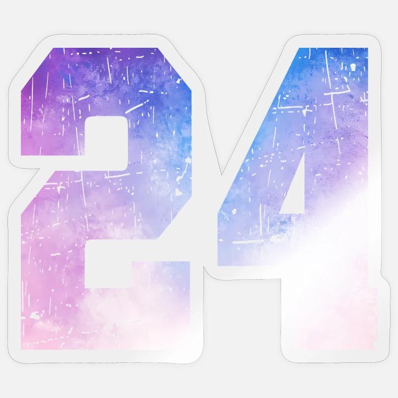 Issue 24 – 24th Anniversary Gift - Sticker size S (10 x 10 cm) - transparent glossy