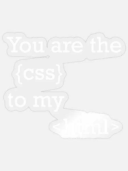 Lustiges Programmierer-Motiv für Webentwickler - Sticker Größe S (10 x 10 cm) - Transparent glänzend