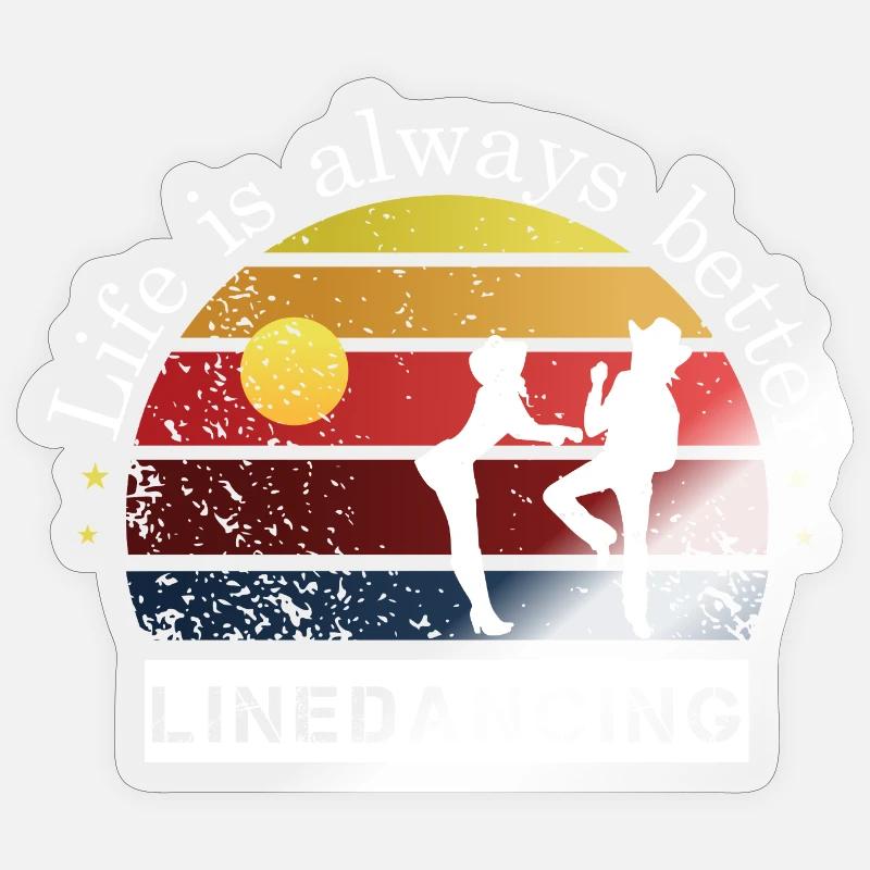 LIDA - Sticker Größe S (10 x 10 cm) - Transparent glänzend