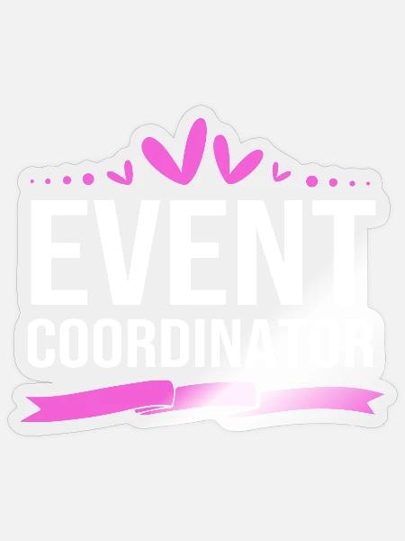 Event Planer - Sticker Größe S (10 x 10 cm) - Transparent glänzend