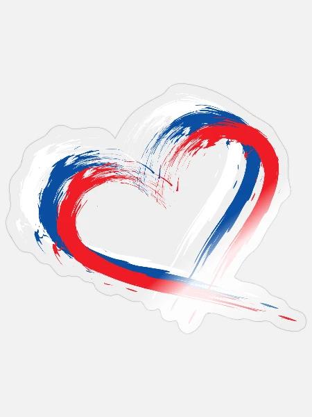 Slowakei - Sticker Größe S (10 x 10 cm) - Transparent glänzend