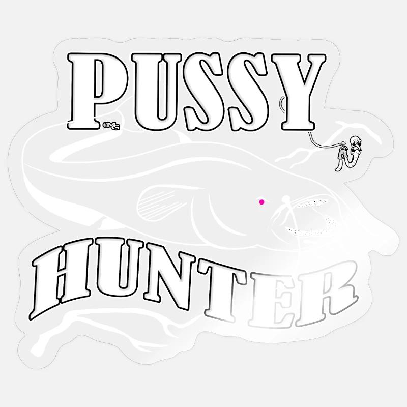 Catfish hunter Sticker size S (10 x 10 cm)