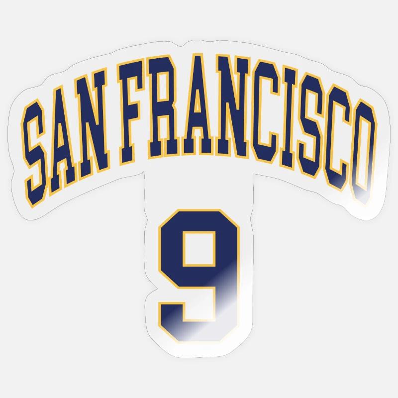 San Francisco 9 Sticker size S (10 x 10 cm)