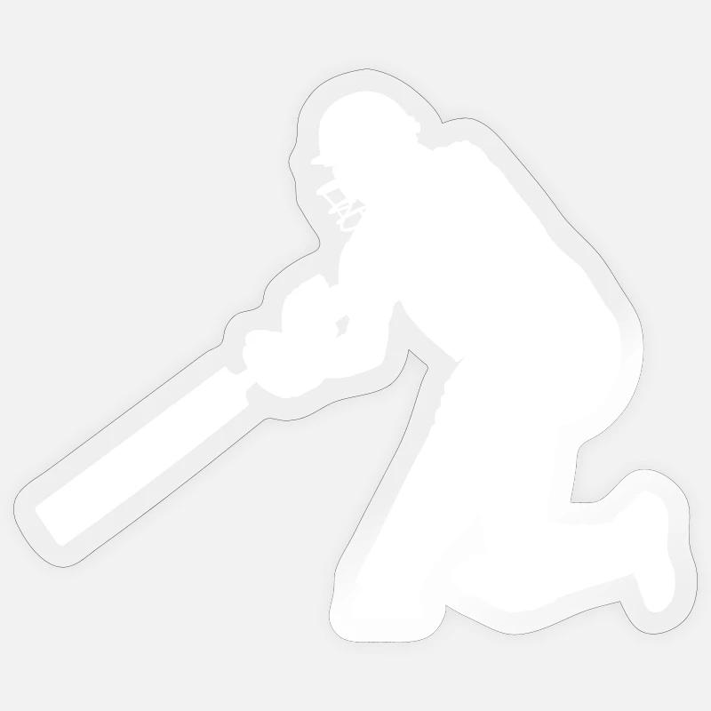 Cricket - Sticker size S (10 x 10 cm) - transparent glossy