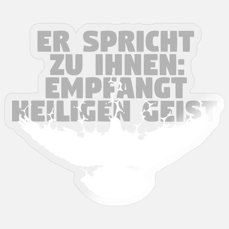 Receive Comforter - German Sticker size S (10 x 10 cm)