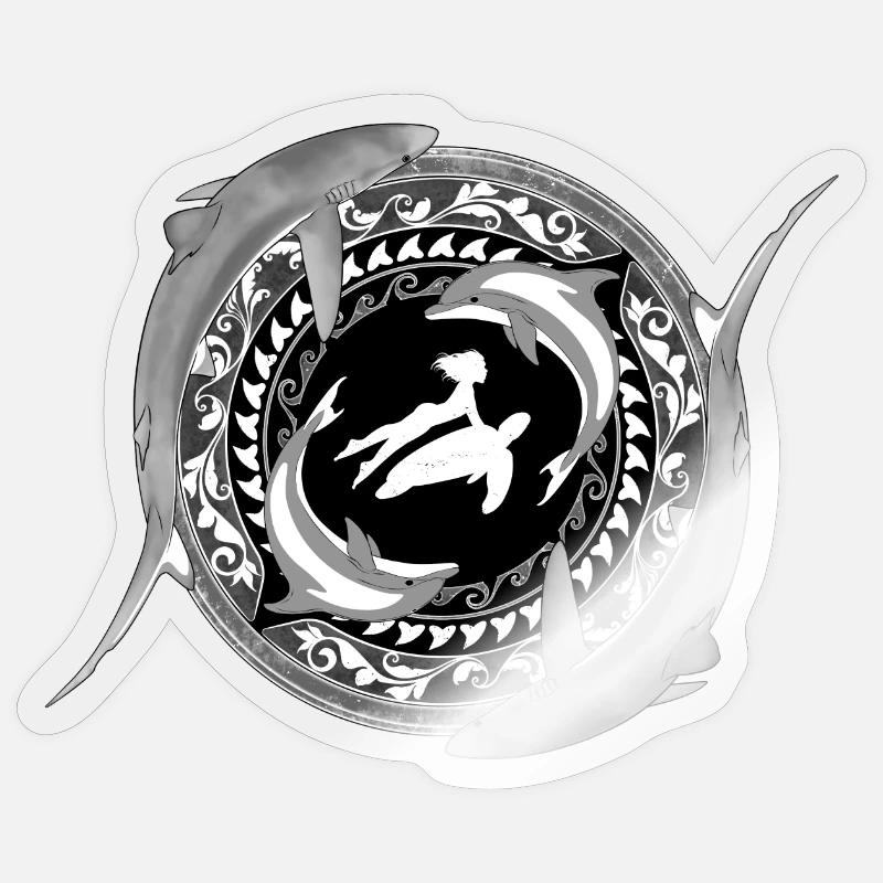 Kind von Poseidon Sticker Größe S (10 x 10 cm)