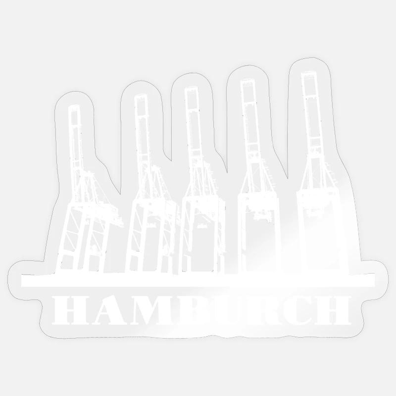 Hamburch Sticker Größe S (10 x 10 cm)