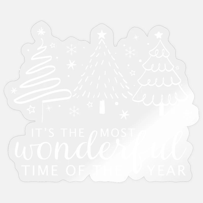C’est la période la plus merveilleuse de l’année Sticker taille S (10 x 10 cm)