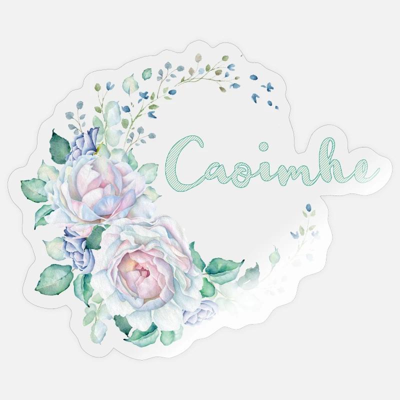 Pour Caoimhe - Sticker taille S (10 x 10 cm) - brillant transparent