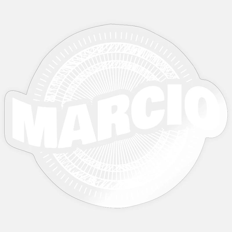 Geschenkidee Marcio Sticker Größe S (10 x 10 cm)