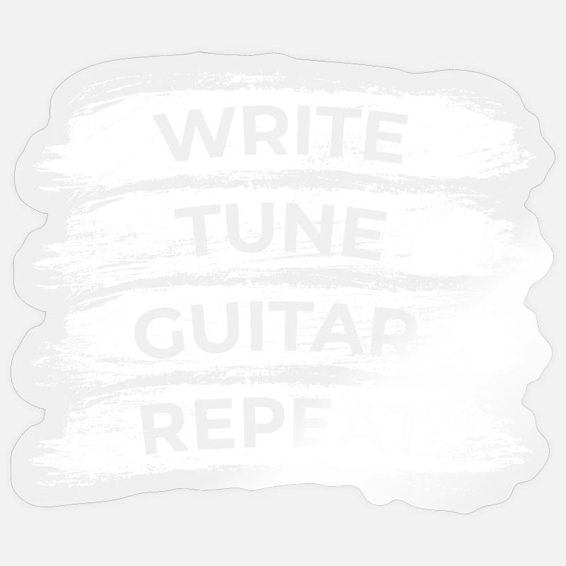 Guitar Player Routine Sticker size S (10 x 10 cm)