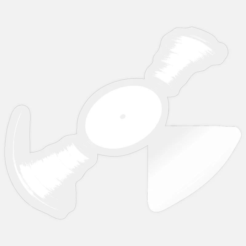 Vinyl – what else? - Sticker size S (10 x 10 cm) - transparent glossy