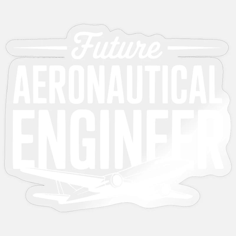 Future Aeronautical Engineer Sticker size S (10 x 10 cm)
