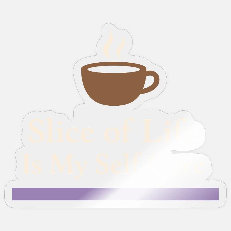 Introverti d’anime Weeb canapé - Sticker taille S (10 x 10 cm) - brillant transparent