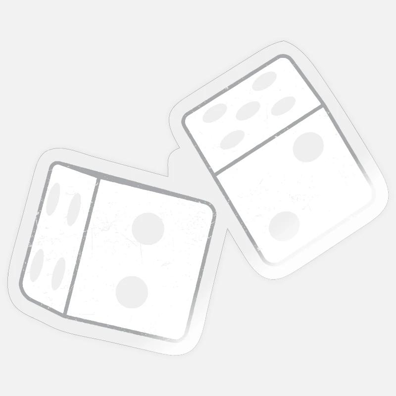 67 - Sixty Seven Number 67 Meme Dice Roll Six Sticker size S (10 x 10 cm)