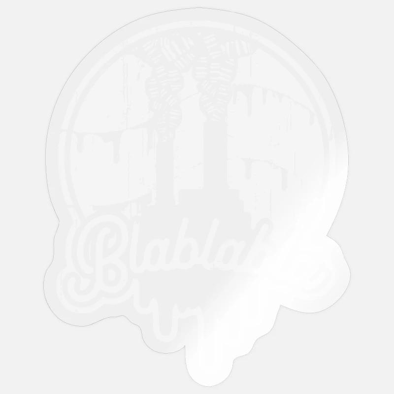 Blabla Sticker size S (10 x 10 cm)