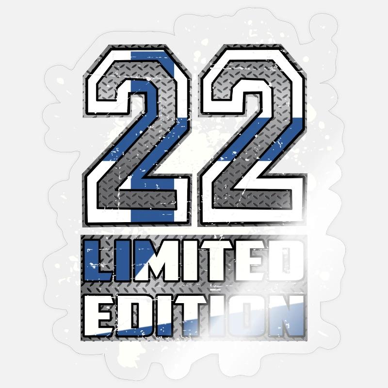 Finlande Édition Limitée 22 - Sticker taille S (10 x 10 cm) - brillant transparent