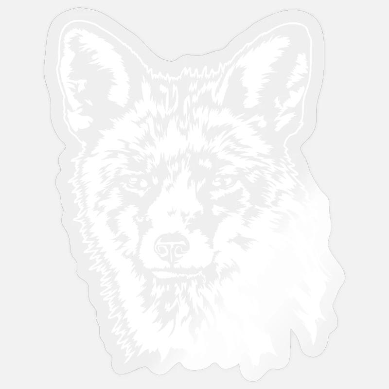 Fuchs Rotfuchs Wildtier Waldtier Wilsigns Sticker Größe S (10 x 10 cm)