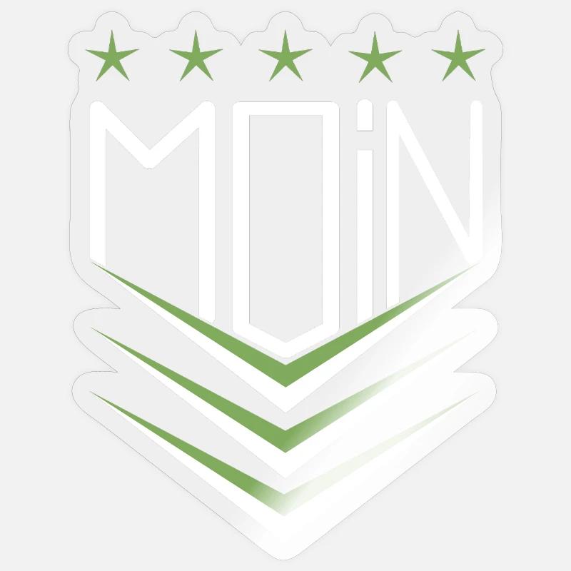 moin Sticker Größe S (10 x 10 cm)