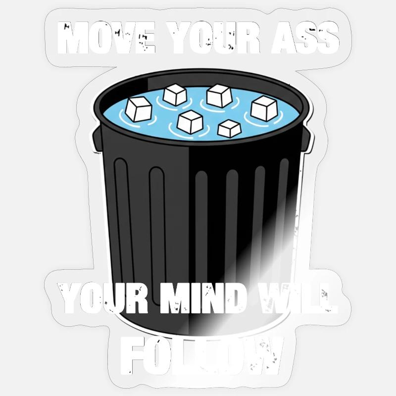 Move Your Ass - Sticker size S (10 x 10 cm) - transparent glossy