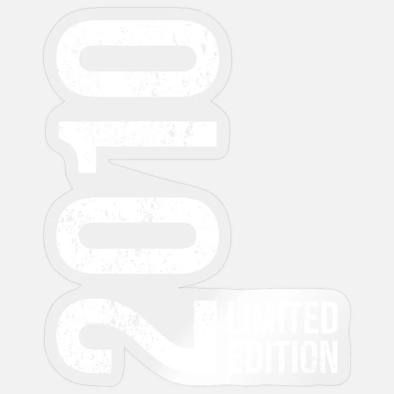 Édition limitée 2010 – 16e anniversaire - Sticker taille S (10 x 10 cm) - brillant transparent