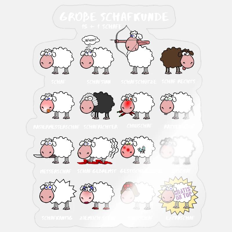 Sticker Größe S (10 x 10 cm) - 