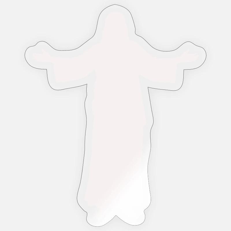 jesus- Sticker Größe S (10 x 10 cm)