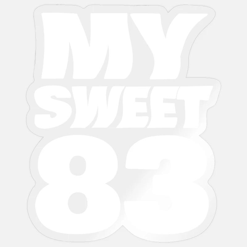 83 - Sticker taille S (10 x 10 cm) - brillant transparent