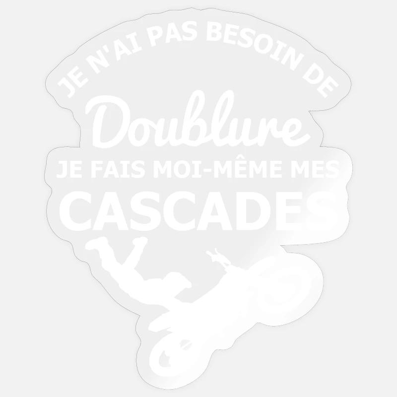 Pas besoin de doublure - Sticker taille S (10 x 10 cm) - brillant transparent
