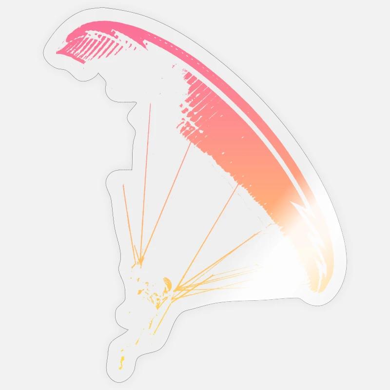 Paraglider Nova CP - Sticker size S (10 x 10 cm) - transparent glossy