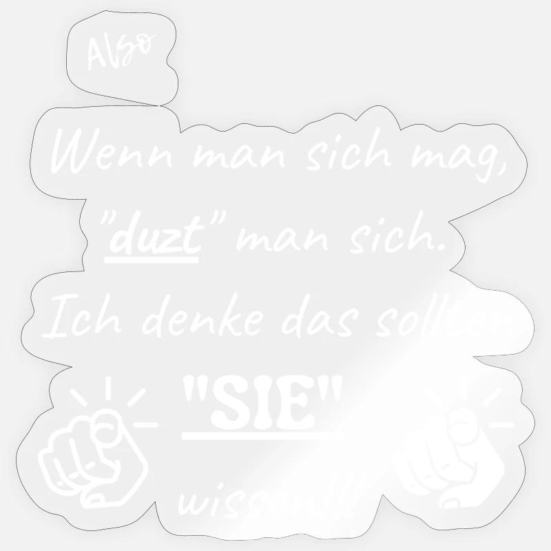 Mögen Sticker Größe S (10 x 10 cm)