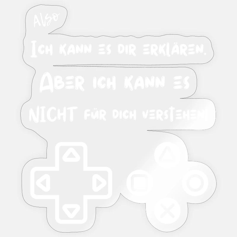 Erklärung Sticker Größe S (10 x 10 cm)