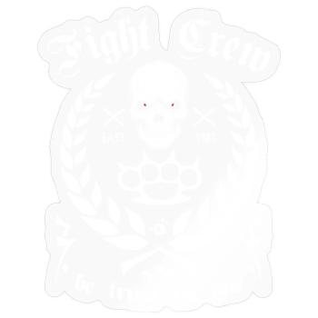 Équipe de combat - Sticker taille S (10 x 10 cm) - brillant transparent - Devant