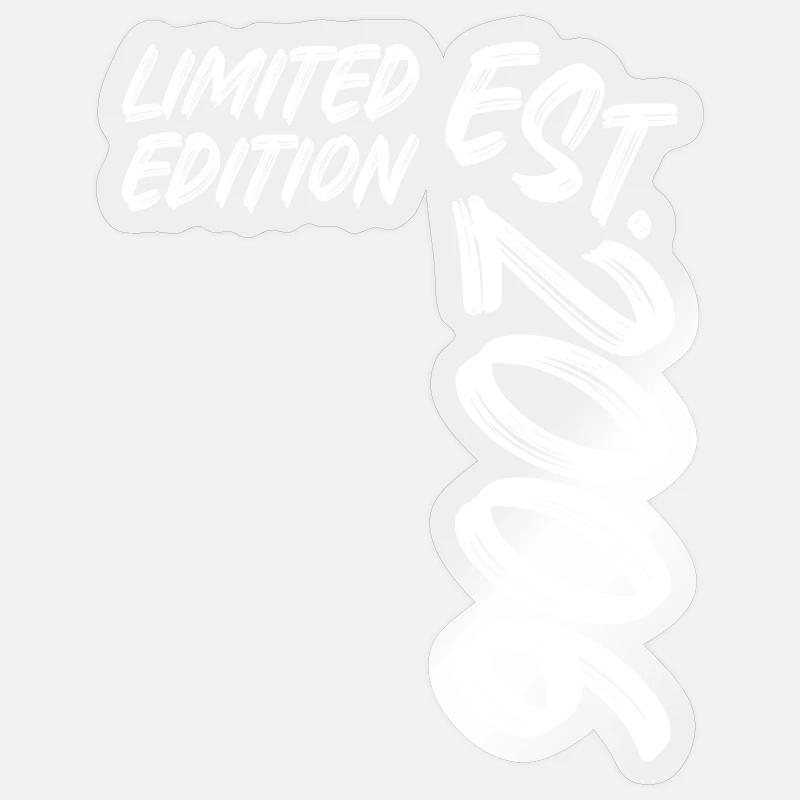 Édition limitée est. 2006 - Sticker taille S (10 x 10 cm) - brillant transparent