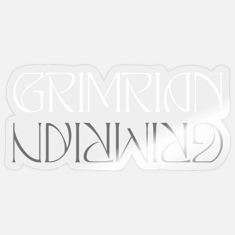 Grimrien Grimrien - Sticker taille S (10 x 10 cm) - brillant transparent
