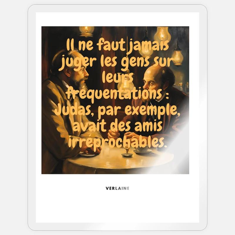 Judge - Sticker taille S (10 x 10 cm) - brillant transparent