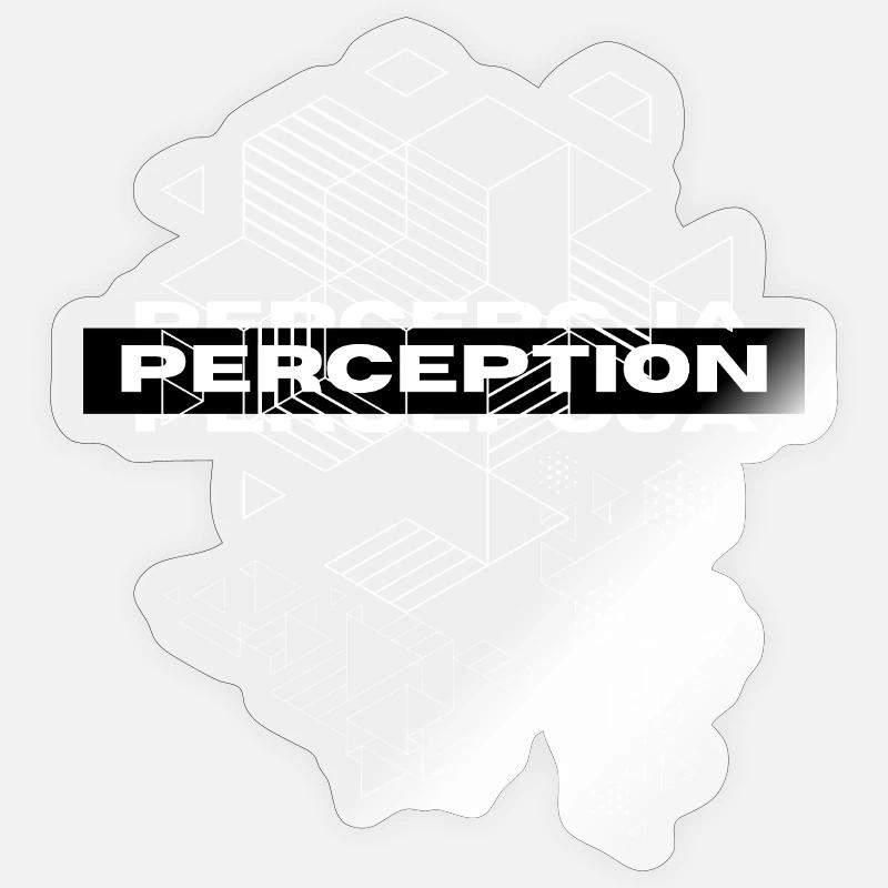 Perception Géométrie Mystique Sticker taille S (10 x 10 cm)