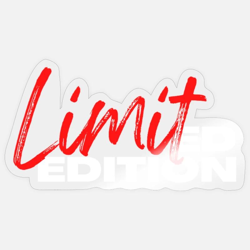 Limited Edition - Sticker Größe S (10 x 10 cm) - Transparent glänzend