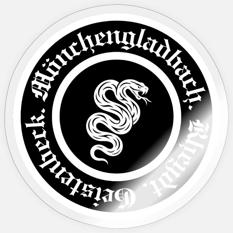 FC Stadt Ortsteil Gemeinde 3 - Sticker Größe S (10 x 10 cm) - Transparent glänzend