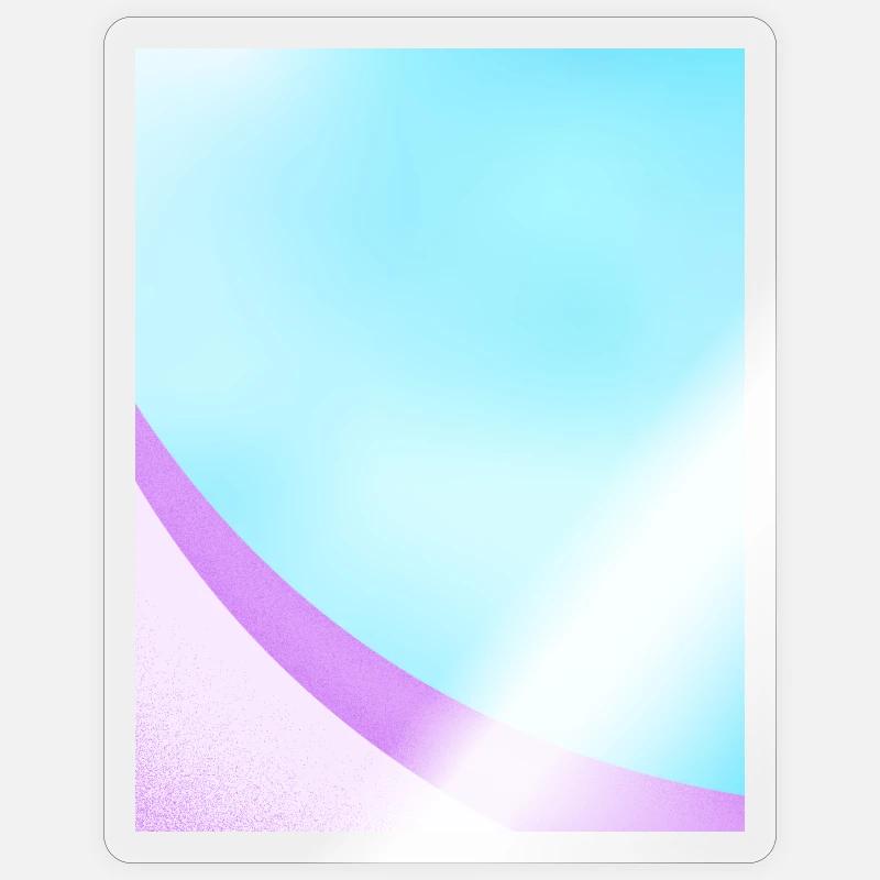 Abstract Pastel Gradient Design Sticker size S (10 x 10 cm)