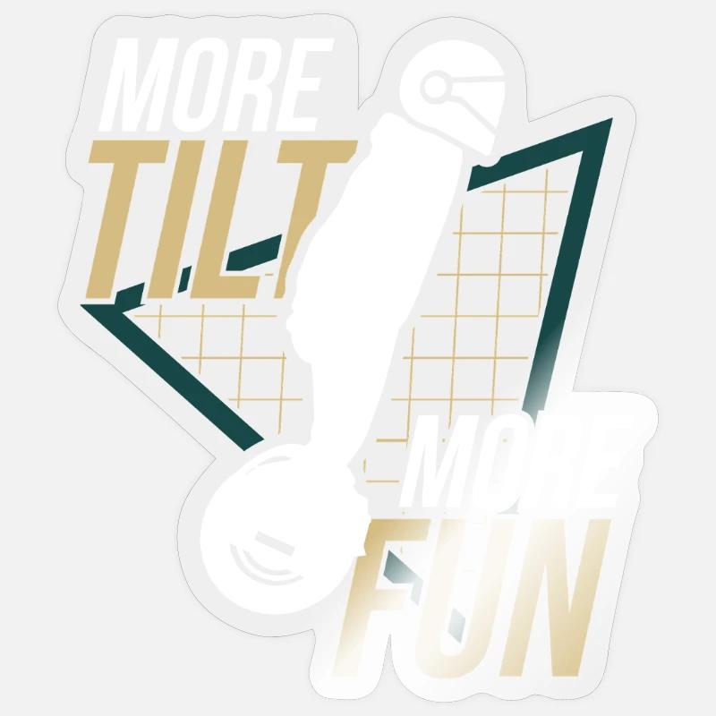 Plus d’inclinaison, plus de plaisir - Conception de monocycle électrique Sticker taille S (10 x 10 cm)