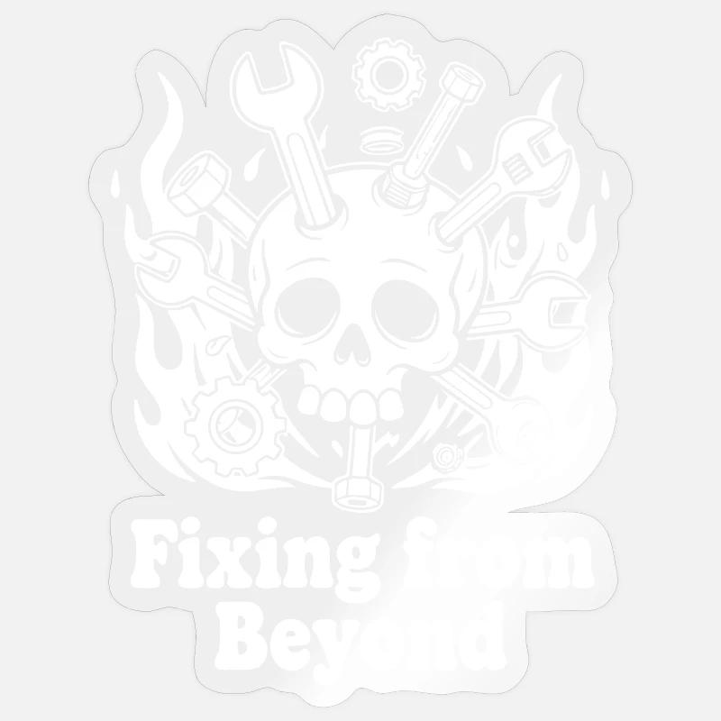 Fixing from Beyond - Sticker size S (10 x 10 cm) - transparent glossy