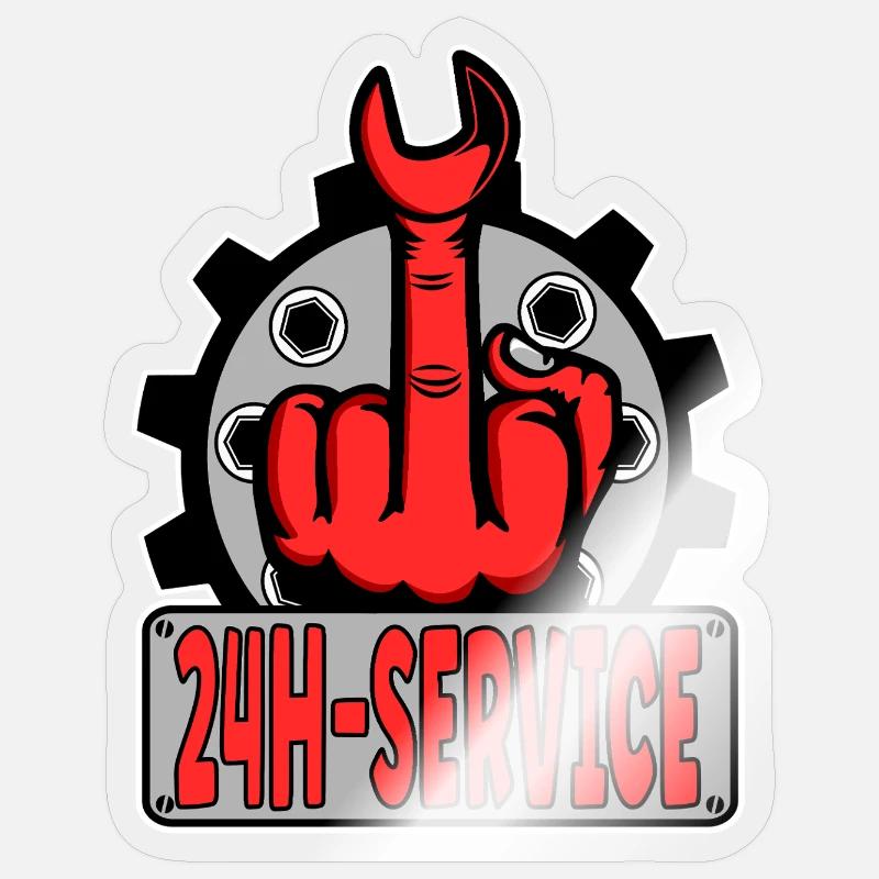 Sticker Größe S (10 x 10 cm) - 