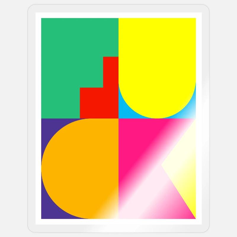 Sticker Größe S (10 x 10 cm) - 