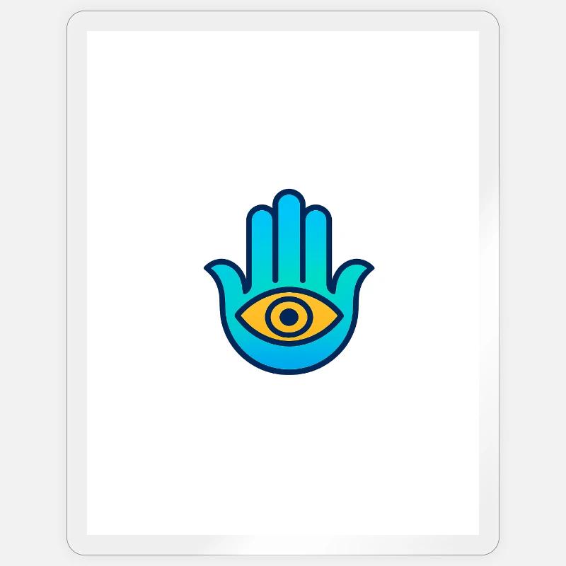 Five - Sticker taille S (10 x 10 cm) - brillant transparent