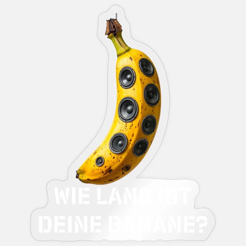 Tontechniker-Witz: Wie lang ist dein Line Array? Sticker Größe S (10 x 10 cm)