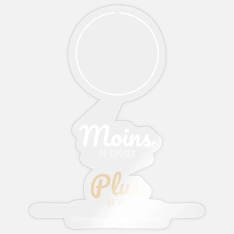 Plus De Vie Sticker taille S (10 x 10 cm)